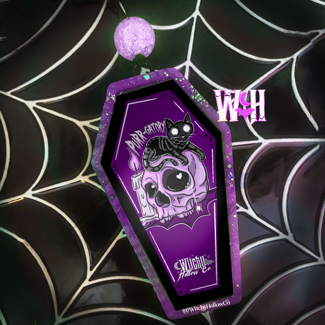 purrgatory Coffin Freshie