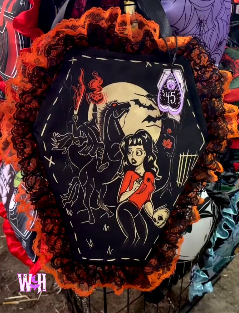 Pumpkin Coffin Totes