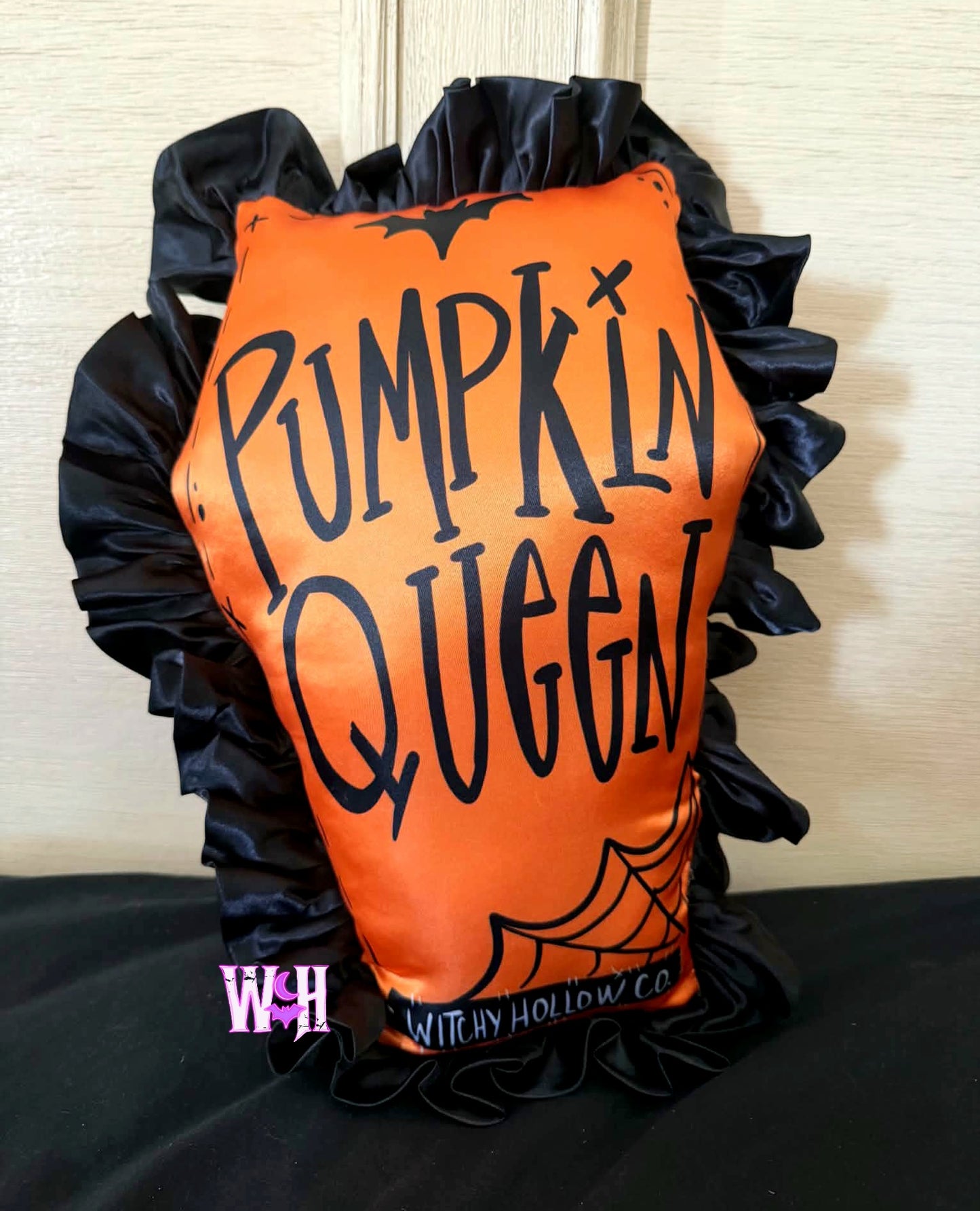 Pumpkin Queen Coffin Pillow