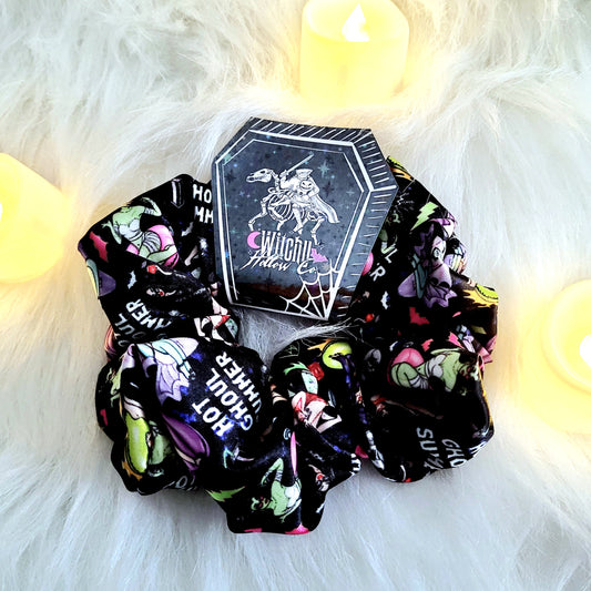 Hot Ghoul Summer Satin Scrunchie