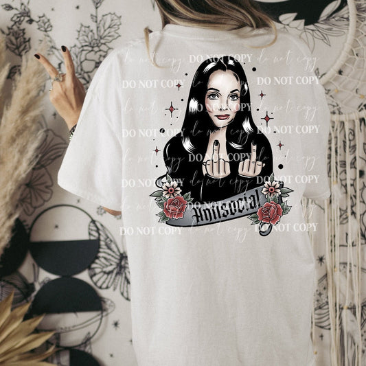Antisocial Tee- Sleepy Saturday