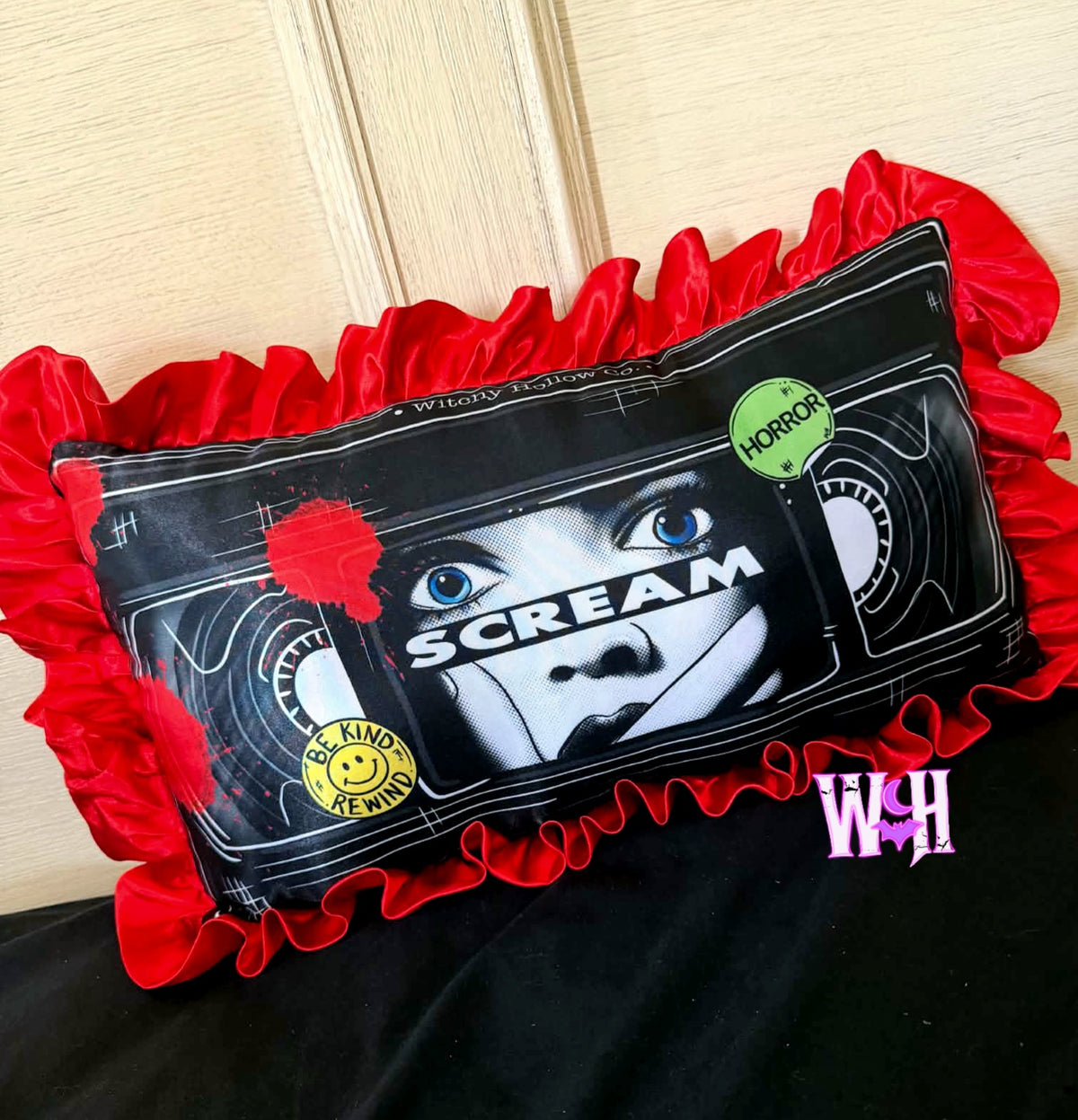 Favorite Scary Movie VHS Pillow