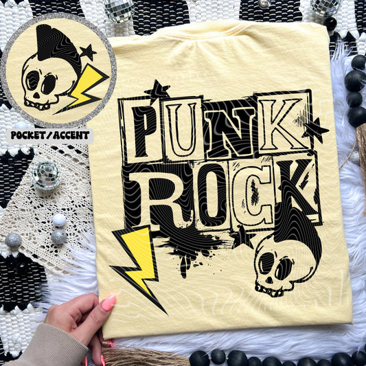 punk rock Tee- Sleepy Saturday