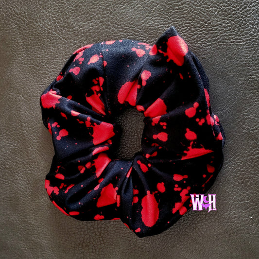 Blood Splatter Scrunchie