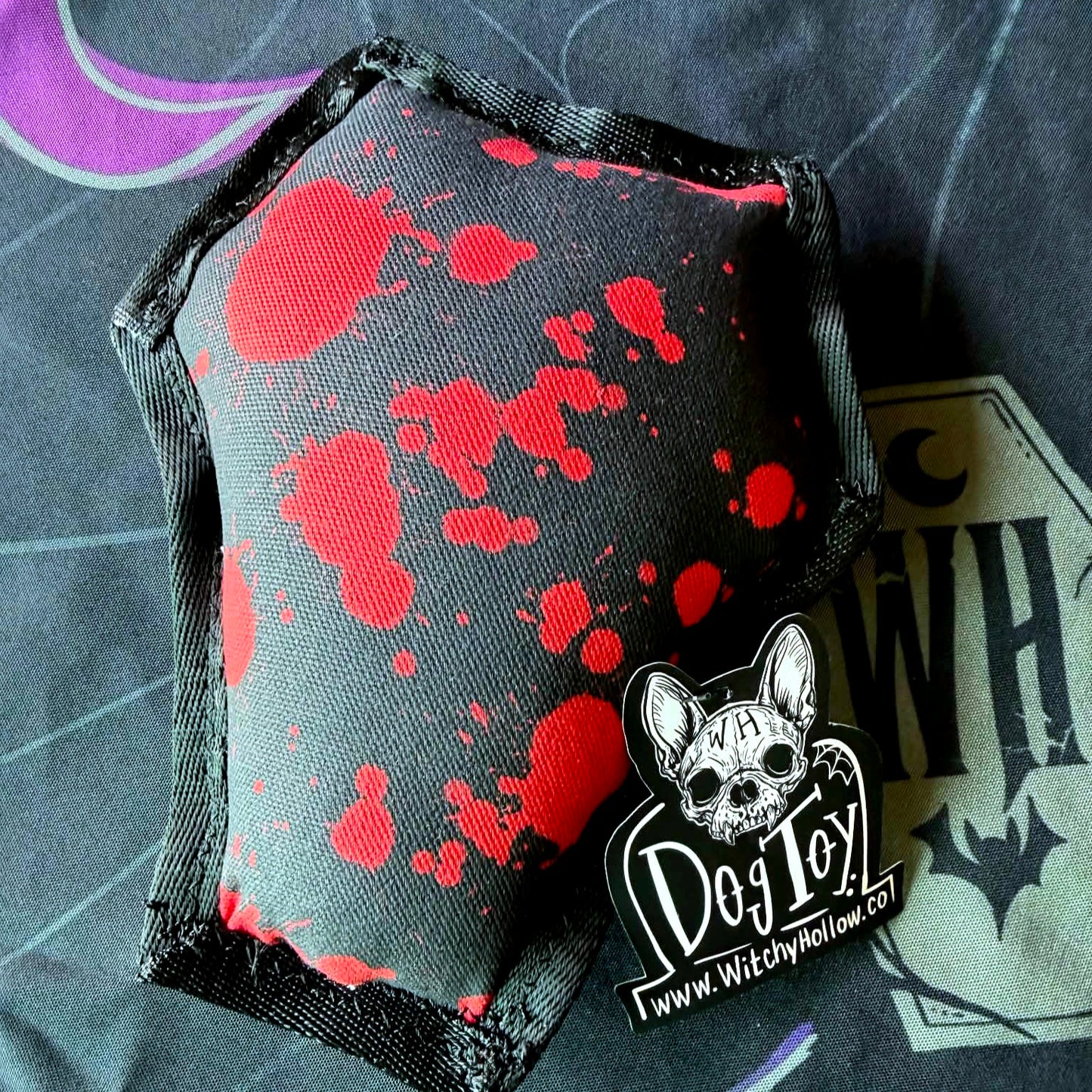 Blood Splatter Dog Squeaky Toy