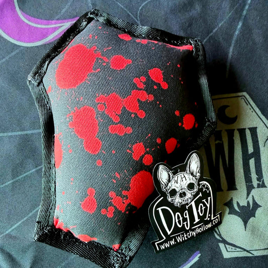 Blood Splatter Dog Squeaky Toy