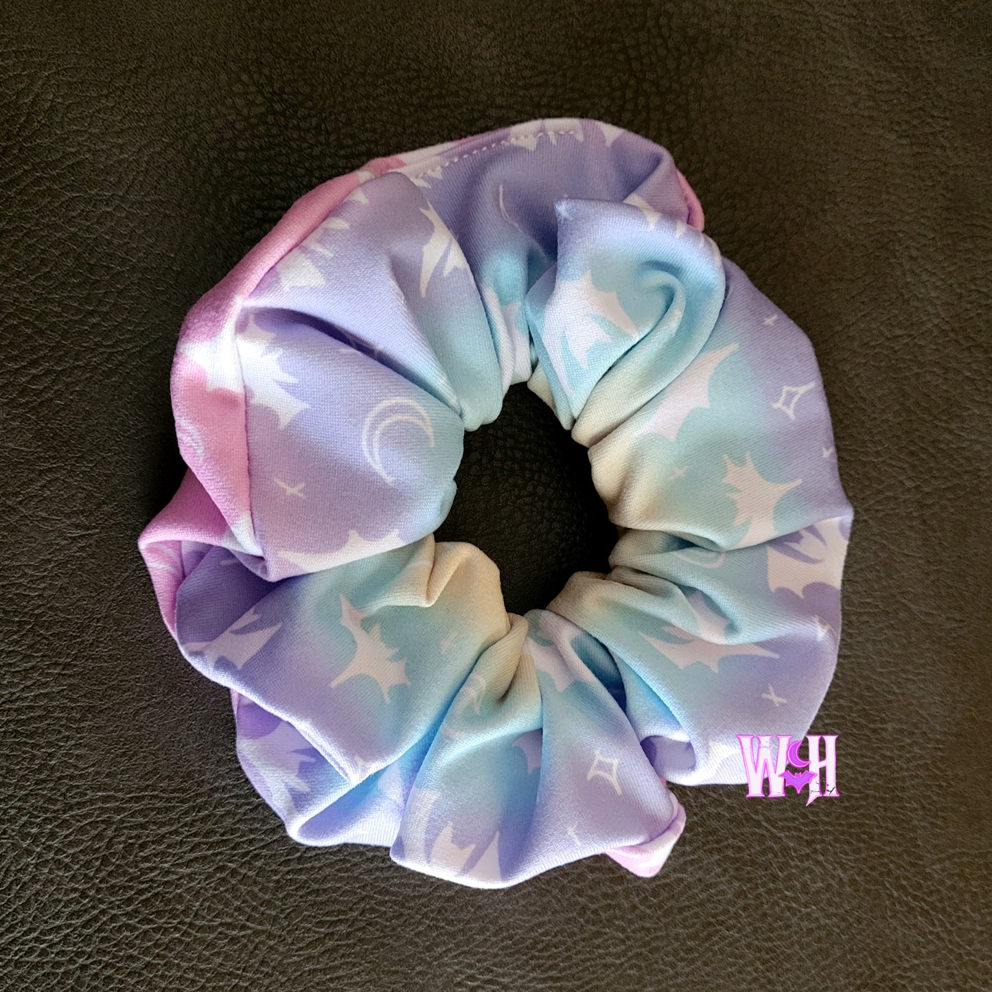 Rainbow Bats Scrunchies