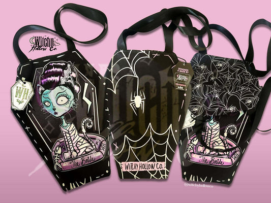 Cat Bride Coffin Tote