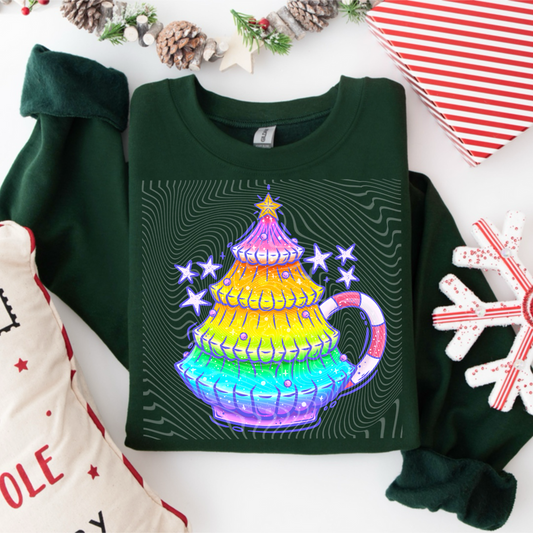 rainbow tree shirt