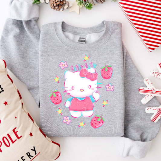 kitty Tee- Sleepy Saturday