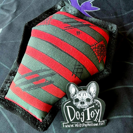 Freddy Stripes Dog Squeaky Toy