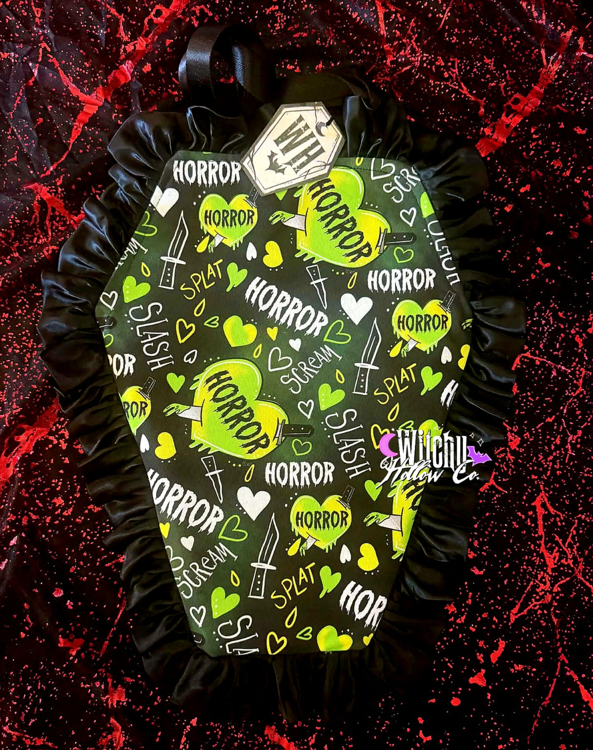 Green Horror Coffin Tote