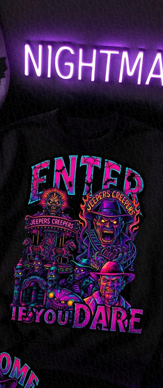 freddy roller coaster Tee- Sleepy Saturday