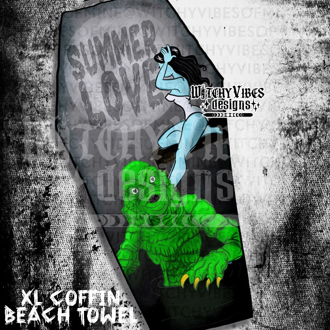 Mystery XL Coffin Beach Towels