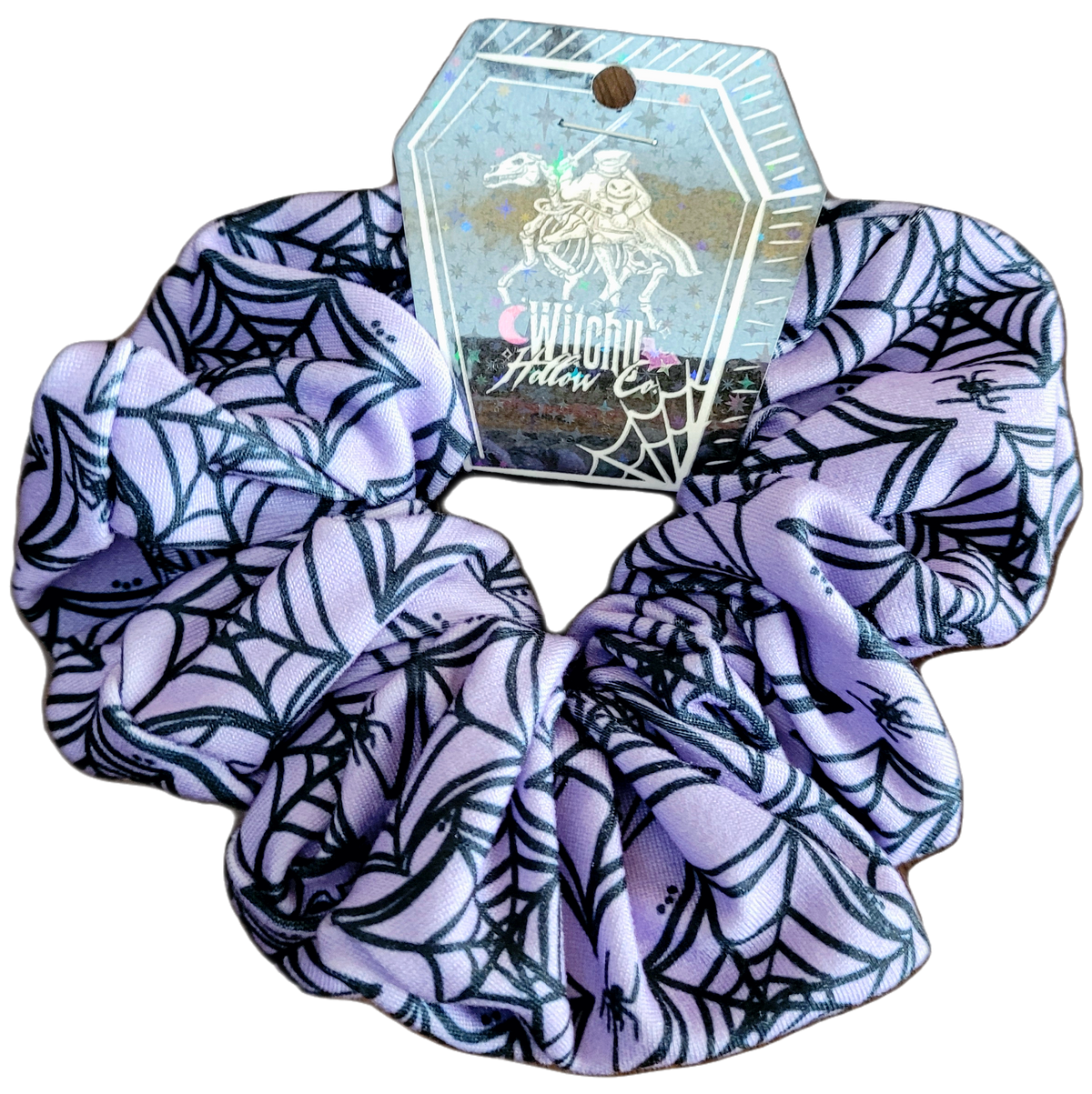Purple Webs Scrunchies