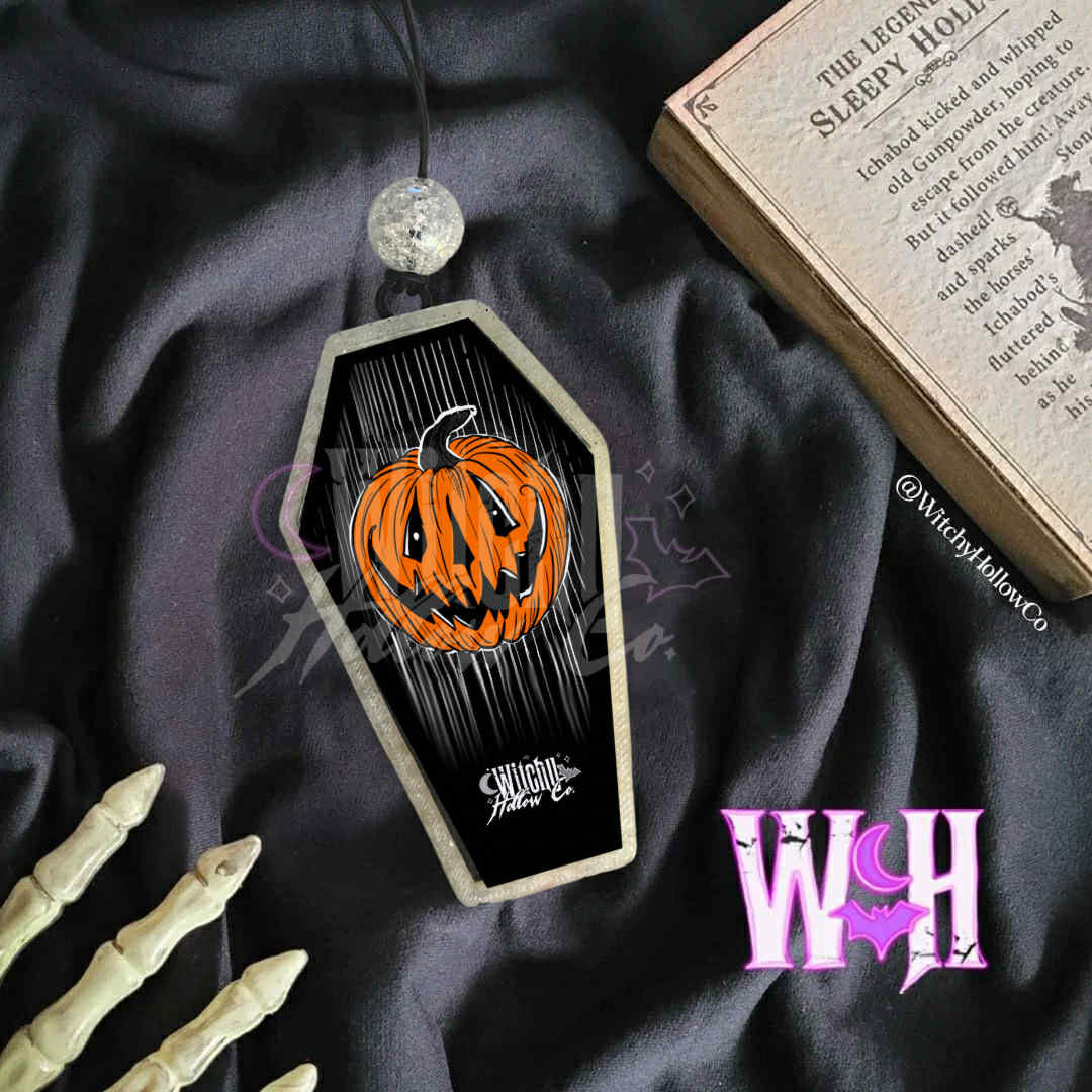 Pumpkin Coffin Freshie