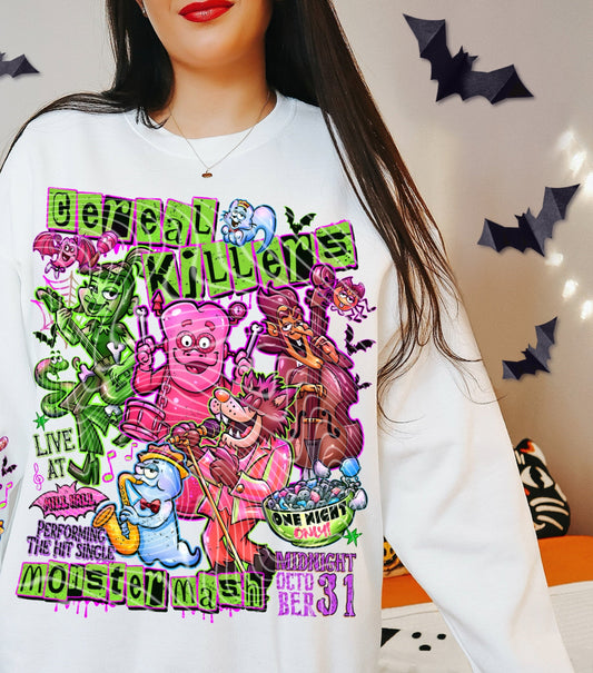 Spooky Cereal Tee- Sleepy Saturday