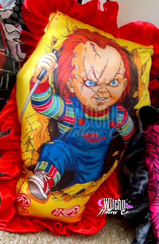 Chuck Breaking Box Coffin Pillow