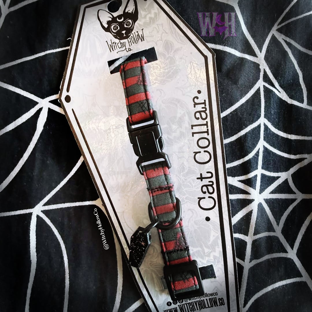 Nightmare Stripes Cat Collar