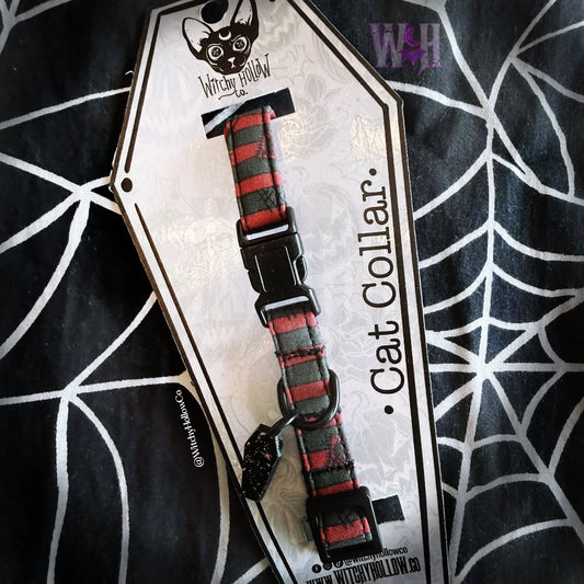 Nightmare Stripes Cat Collar