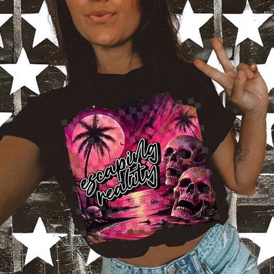 escaping reality Tee- Sleepy Saturday