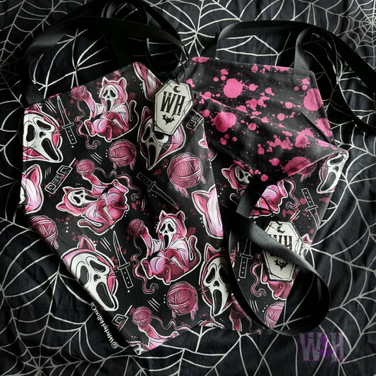 Pink Kitty Gf Coffin Tote