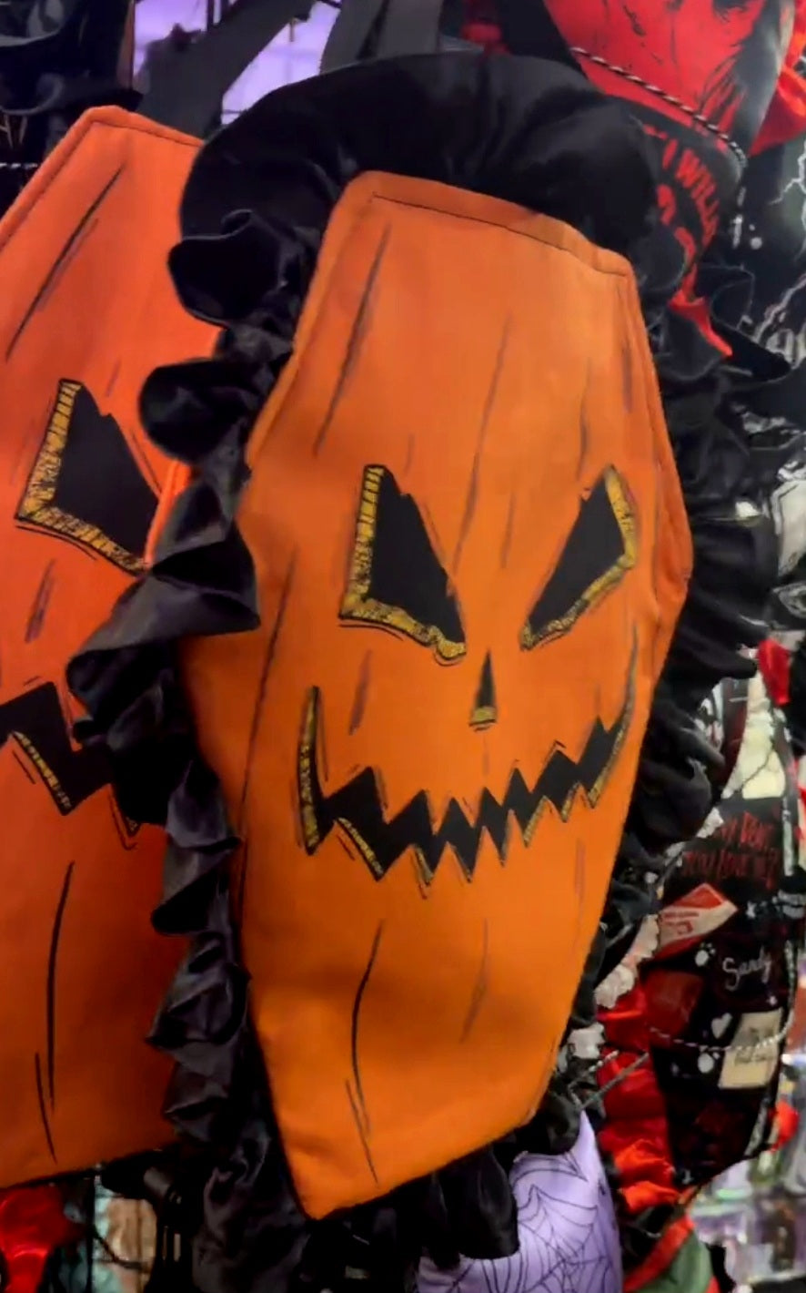 Pumpkin Coffin Totes