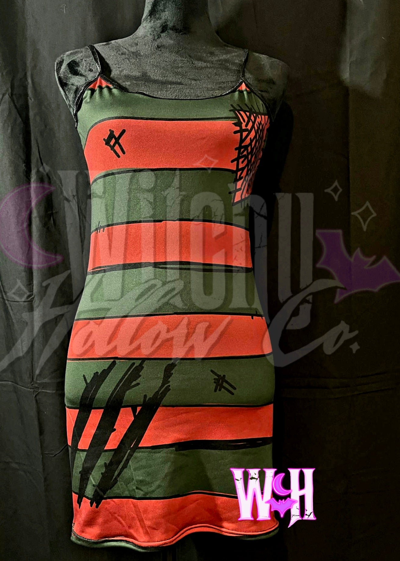 Horror Striped Nightie/Dress