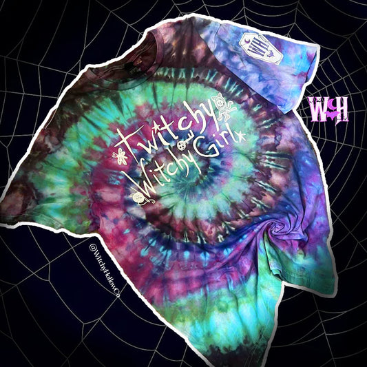 Twitchy Witchy Girl Tiedye Shirt