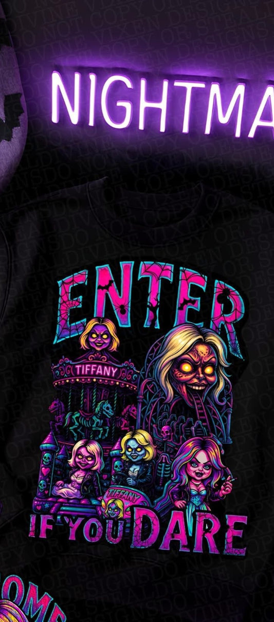 tiffany roller coaster Tee- Sleepy Saturday