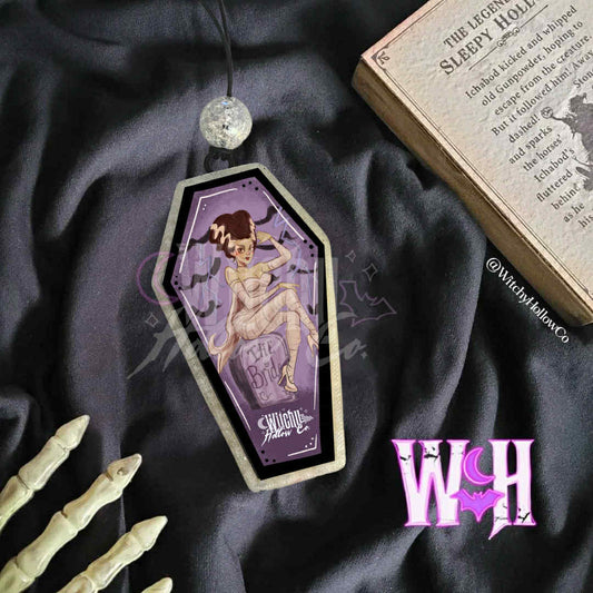 vintage bride Coffin Freshie