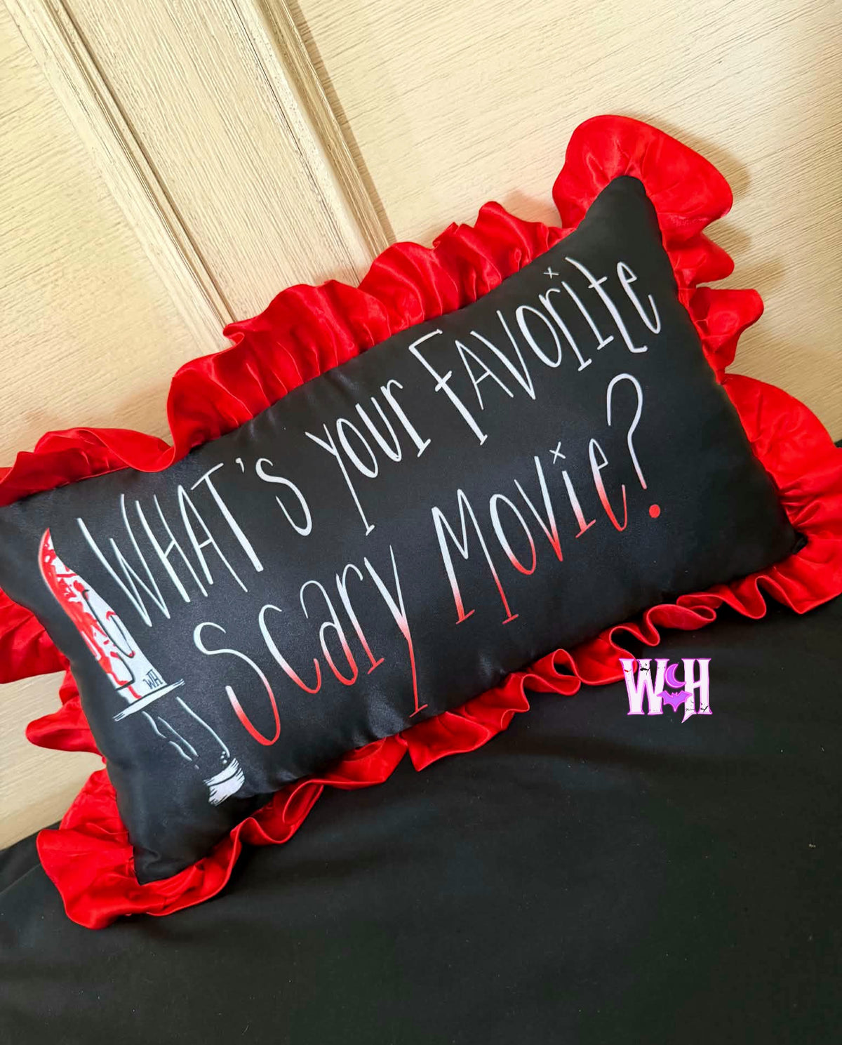 Favorite Scary Movie VHS Pillow