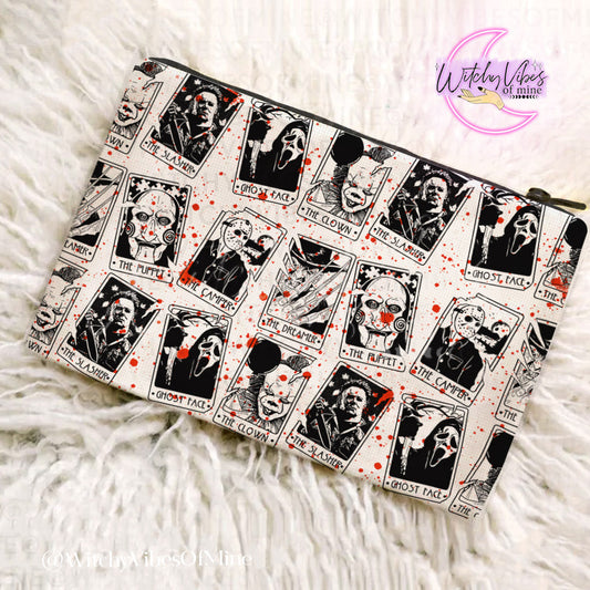Horror Tarot Makeup bag