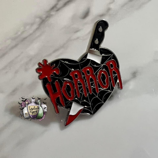 Horror Heart Enamel Pin