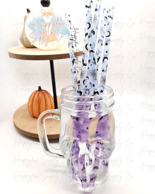 Spooky Halloween Straw Toppers  Ghost Straw Topper For Tumblers