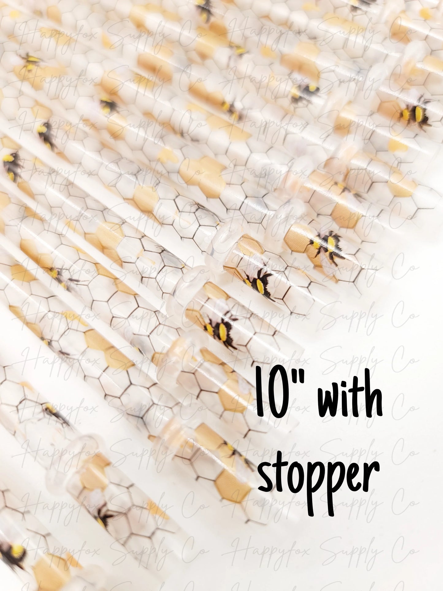 Bee Straws- 10in