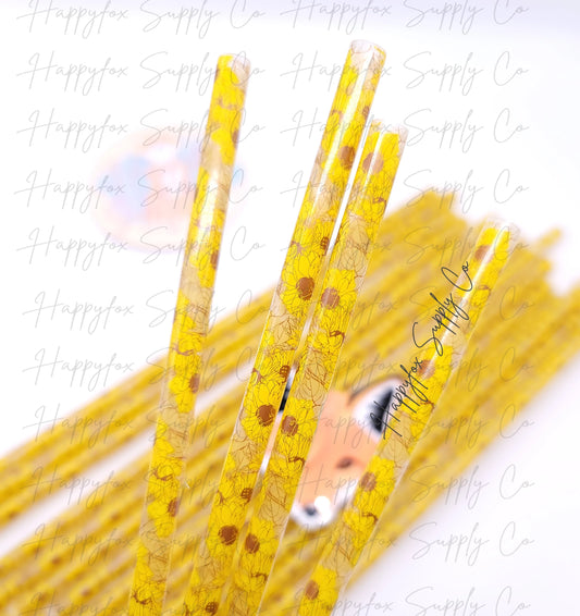 Sunflower Straws- 11in